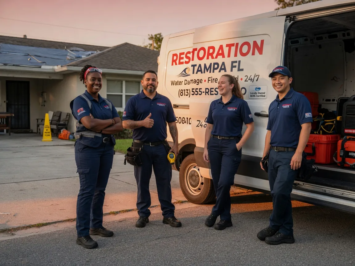 Water Damage Restoration company in Brinkhaven, OH
